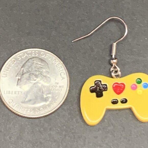 X Box Controller, Gaming Earrings, Gift Idea, Novelty Earrings, Silly Earrings - Picture 5 of 7
